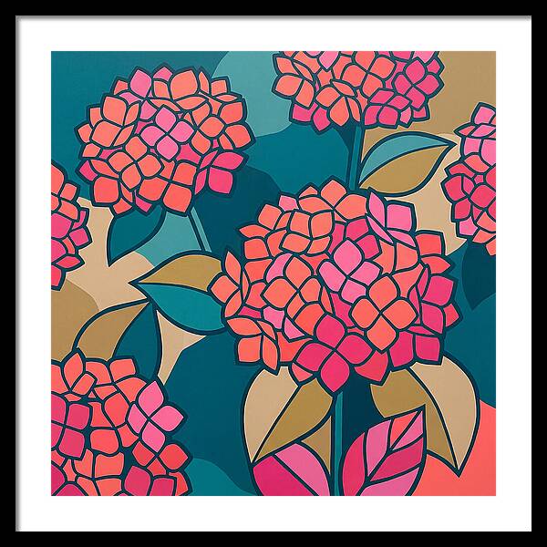 Hydrangea Petals In Bloom