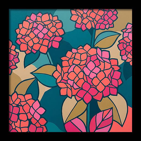 Hydrangea Petals In Bloom