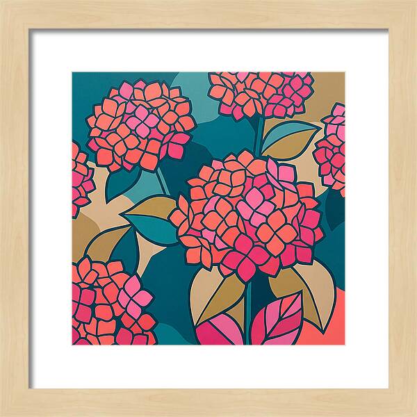 Hydrangea Petals In Bloom