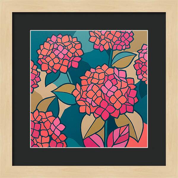 Hydrangea Petals In Bloom