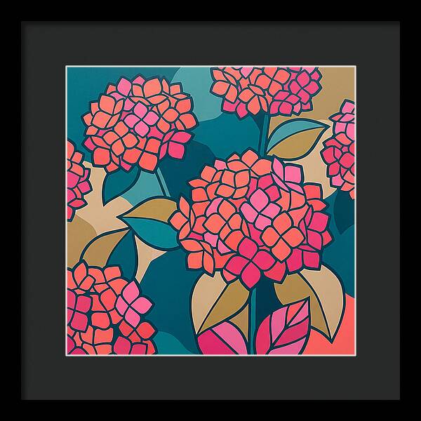 Hydrangea Petals In Bloom