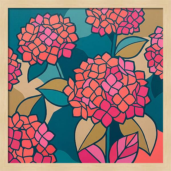 Hydrangea Petals In Bloom