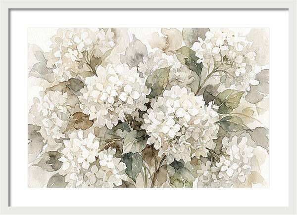 Hydrangea Serenity In White