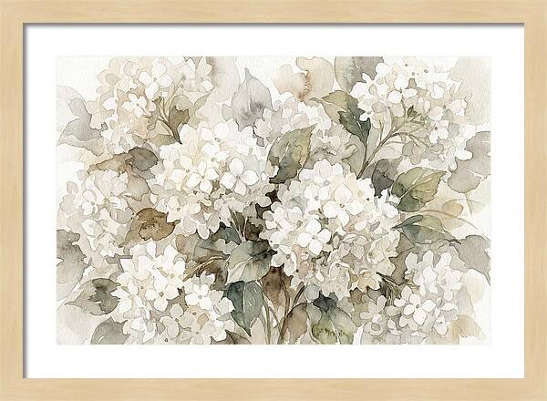 Hydrangea Serenity In White