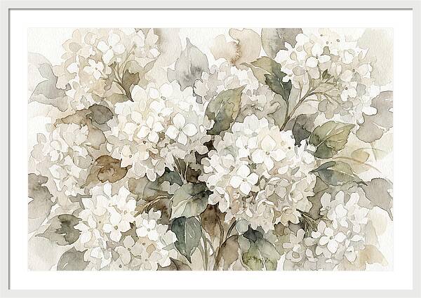 Hydrangea Serenity In White