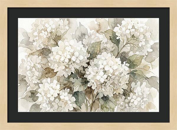 Hydrangea Serenity In White