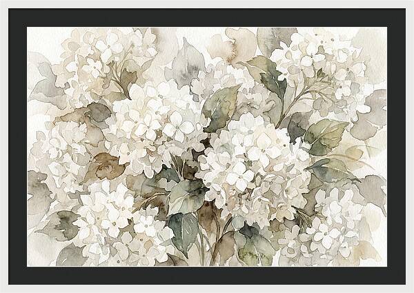Hydrangea Serenity In White