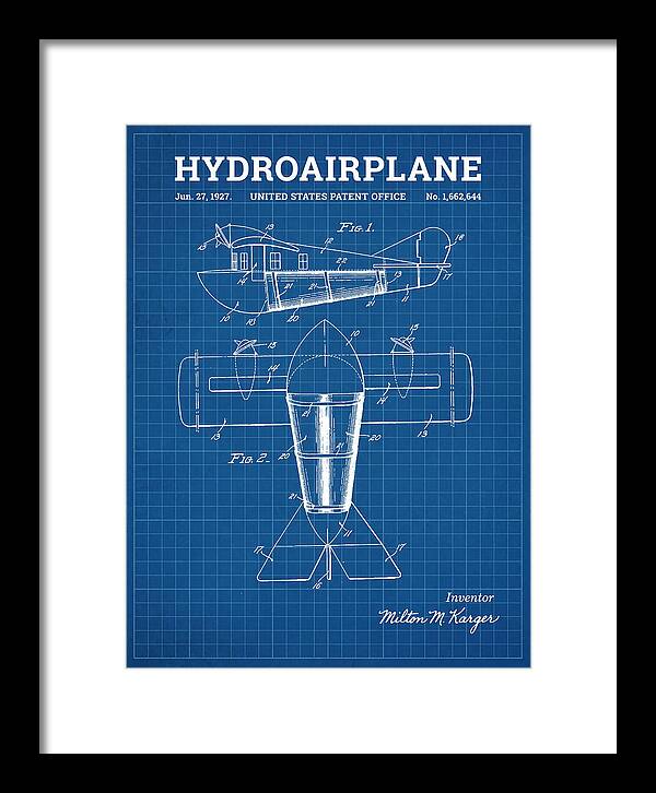 Hydroairplane Blueprint Patent Us1662644