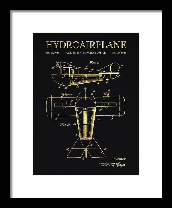 Hydroairplane Gold Patent Us1662644