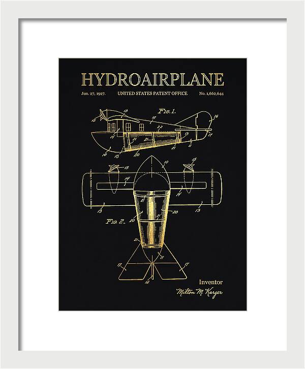 Hydroairplane Gold Patent Us1662644