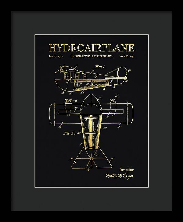 Hydroairplane Gold Patent Us1662644