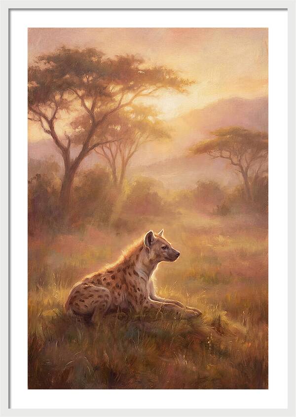 Hyena At Dusk