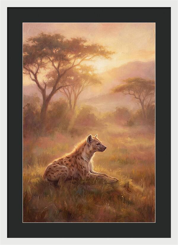 Hyena At Dusk