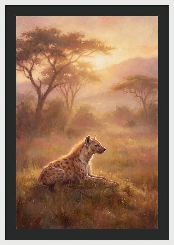 Hyena At Dusk