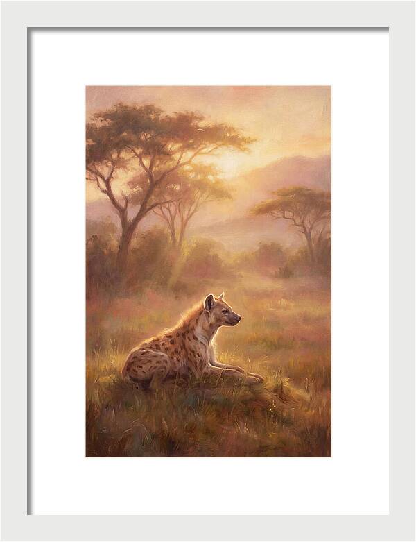 Hyena At Dusk
