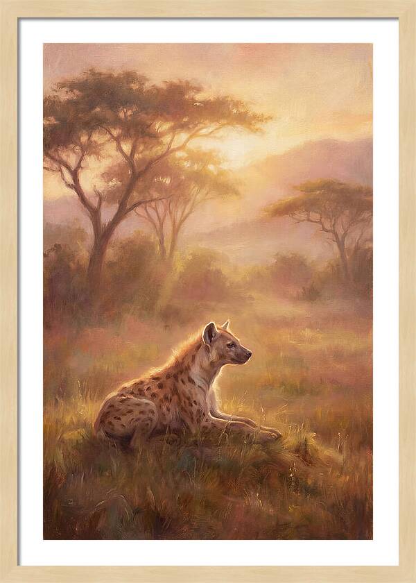Hyena At Dusk