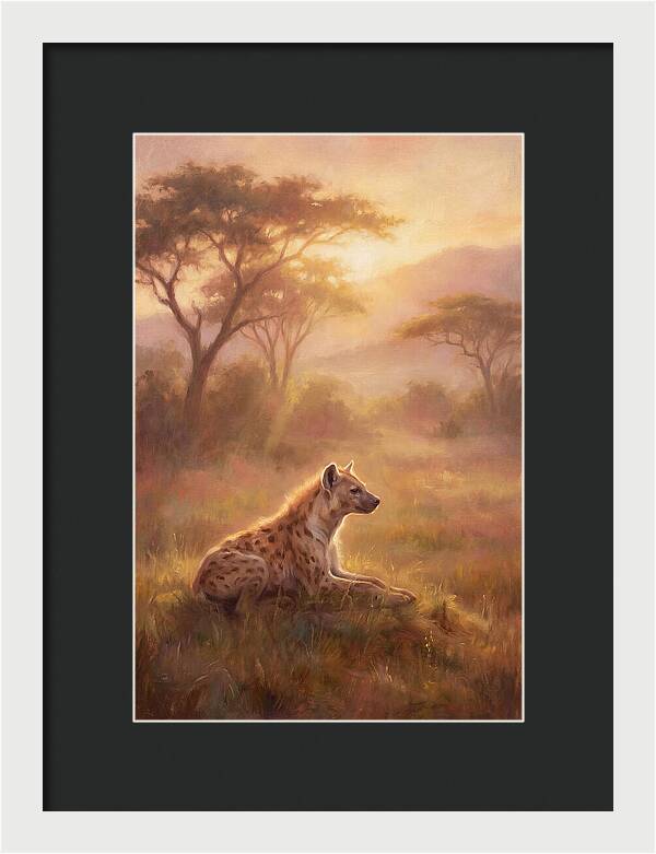 Hyena At Dusk