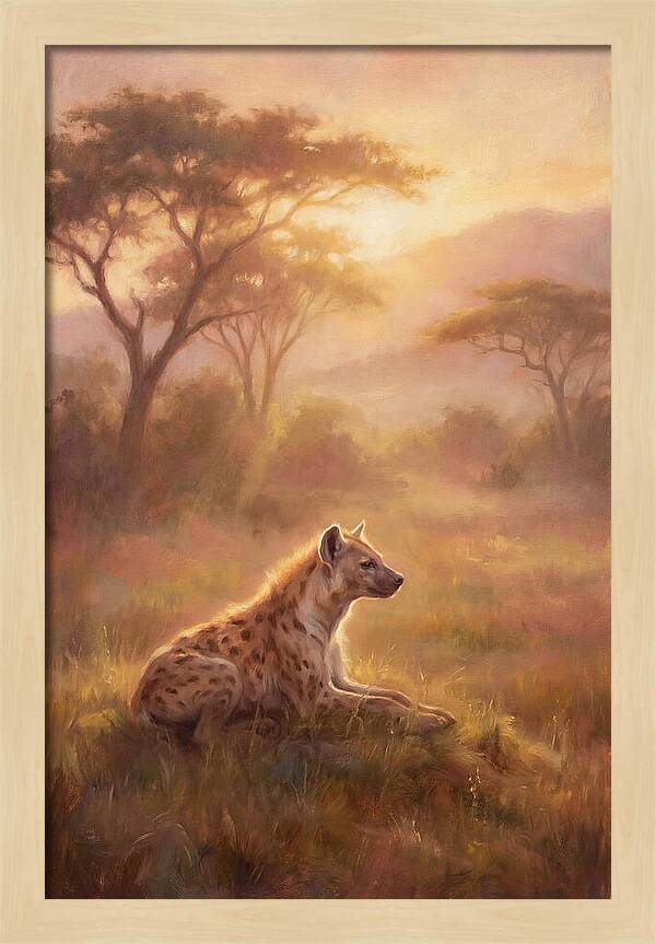 Hyena At Dusk