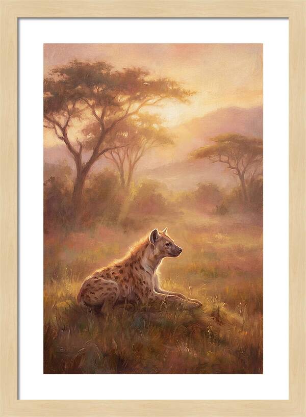 Hyena At Dusk
