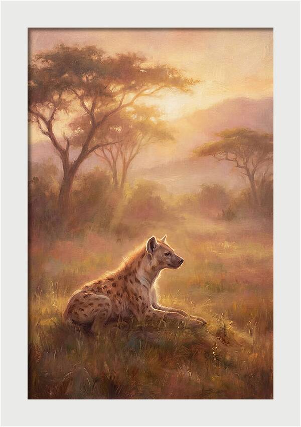 Hyena At Dusk