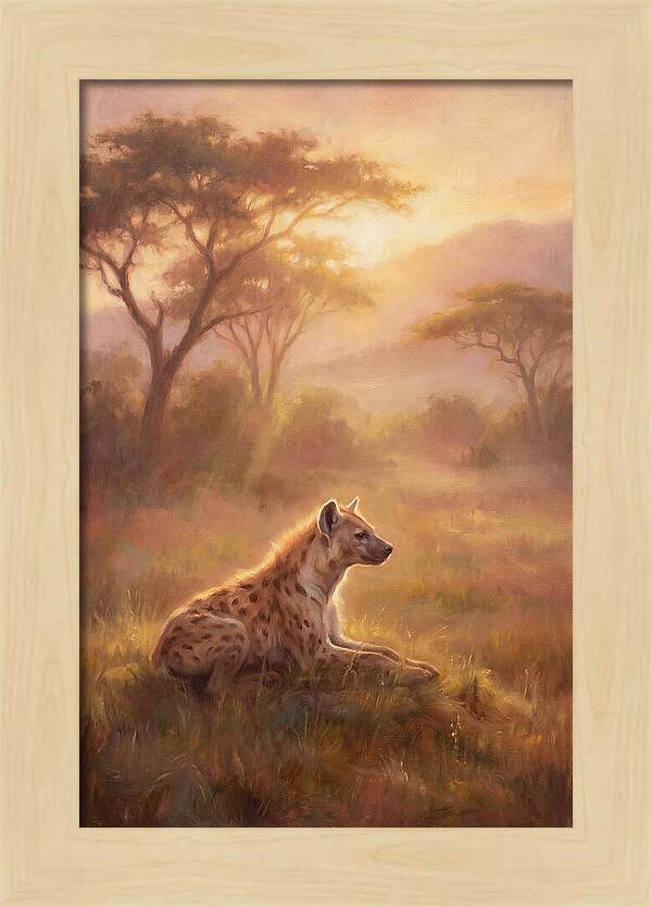Hyena At Dusk