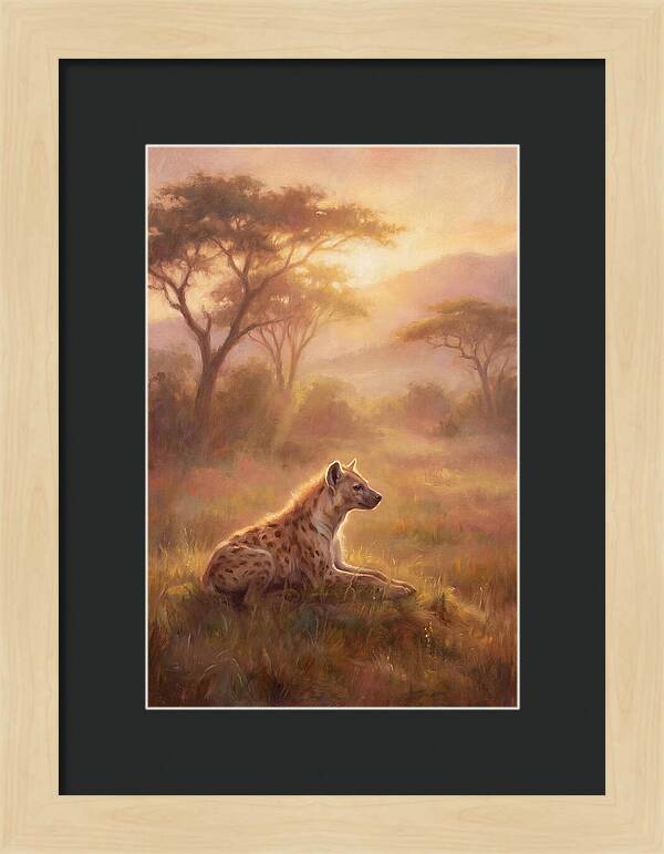 Hyena At Dusk