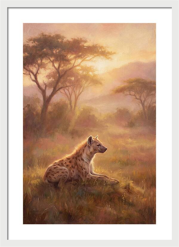 Hyena At Dusk