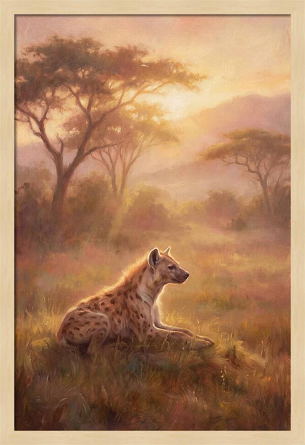 Hyena At Dusk