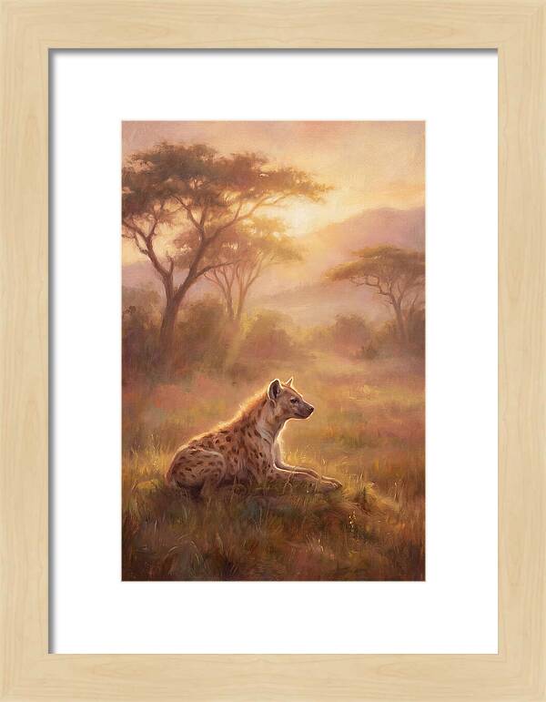 Hyena At Dusk