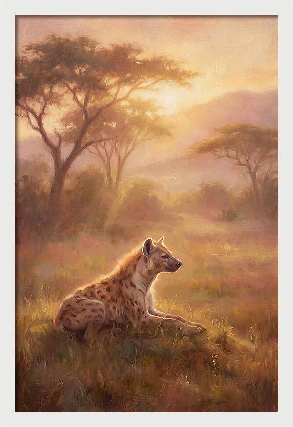 Hyena At Dusk