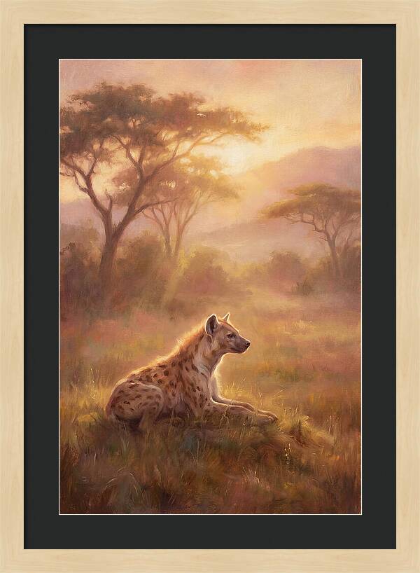 Hyena At Dusk