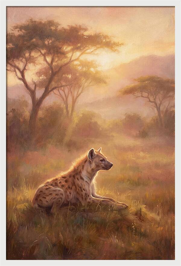 Hyena At Dusk