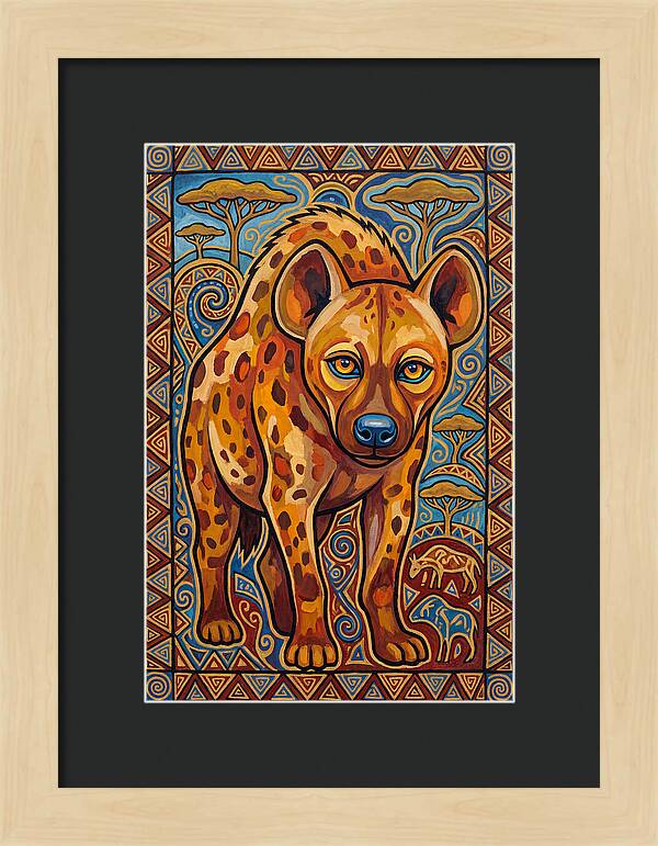 Hyena Folk Art