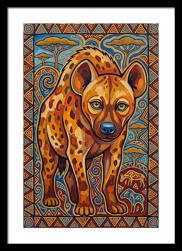 Hyena Folk Art