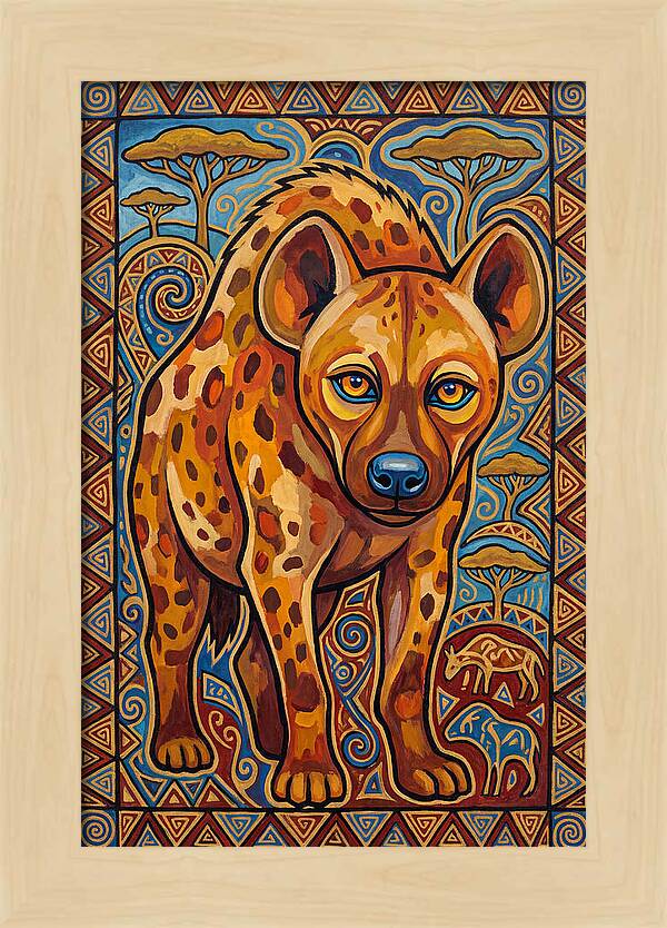 Hyena Folk Art