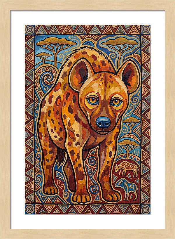 Hyena Folk Art