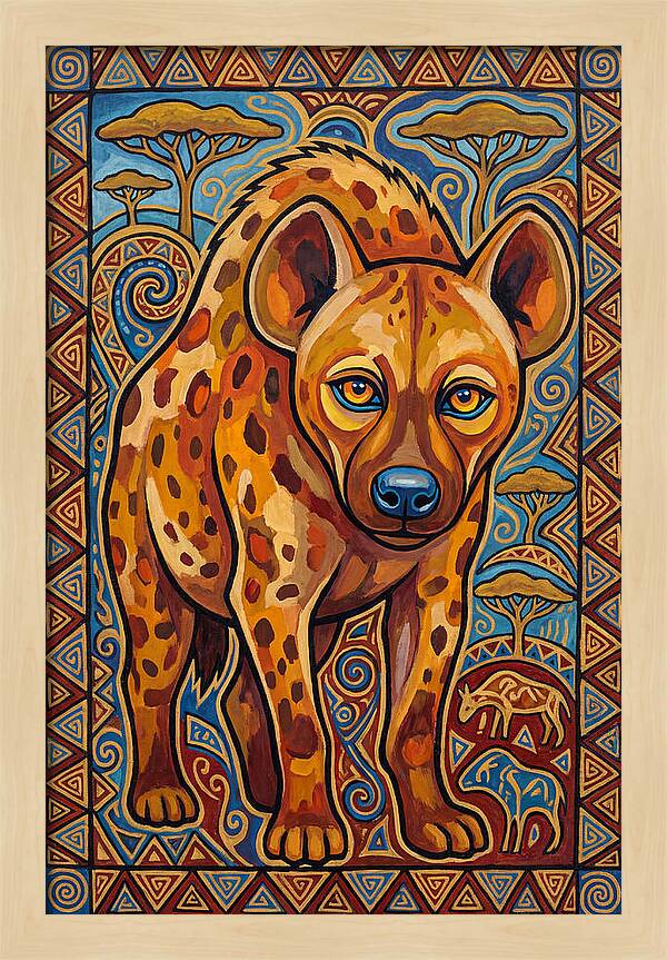 Hyena Folk Art