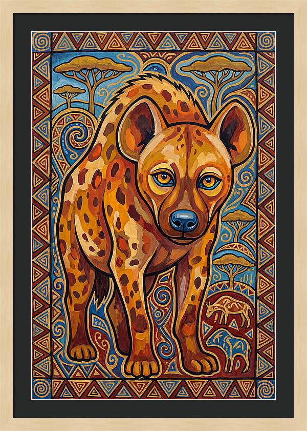 Hyena Folk Art