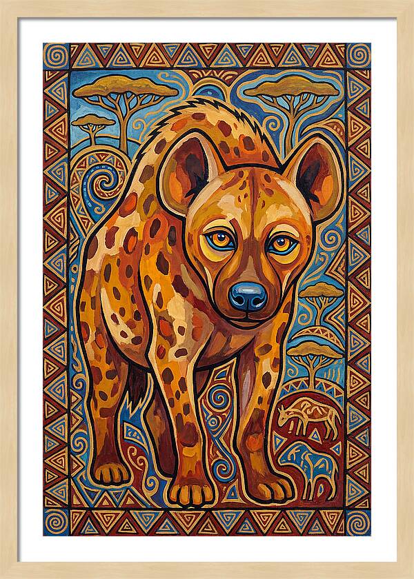Hyena Folk Art