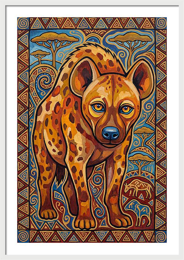 Hyena Folk Art