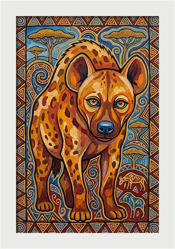 Hyena Folk Art