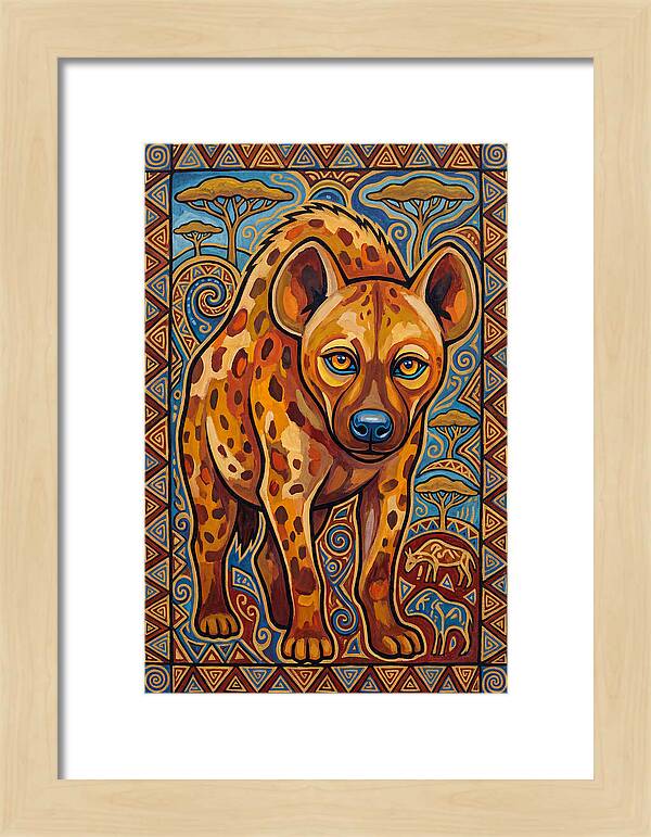 Hyena Folk Art