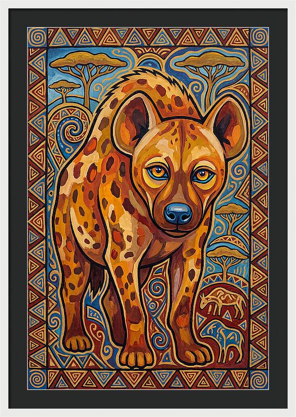 Hyena Folk Art