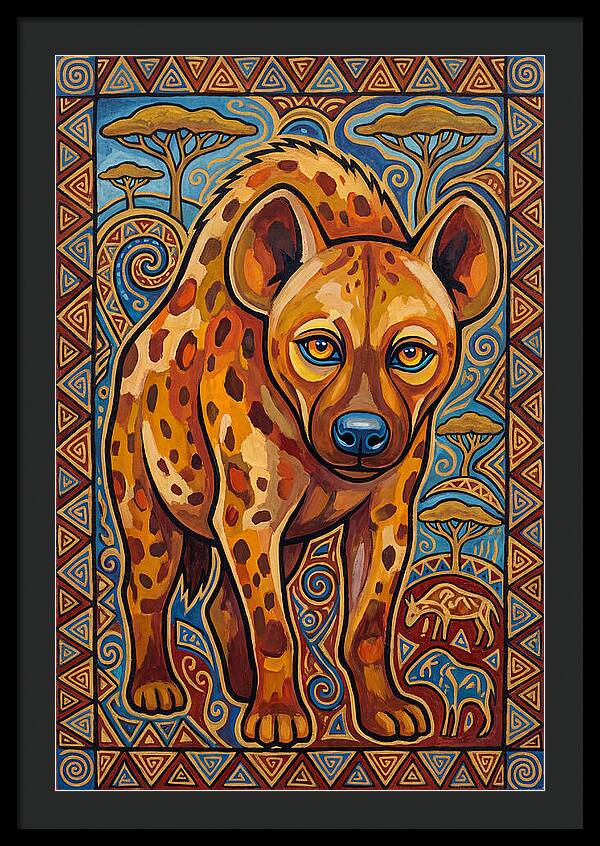 Hyena Folk Art