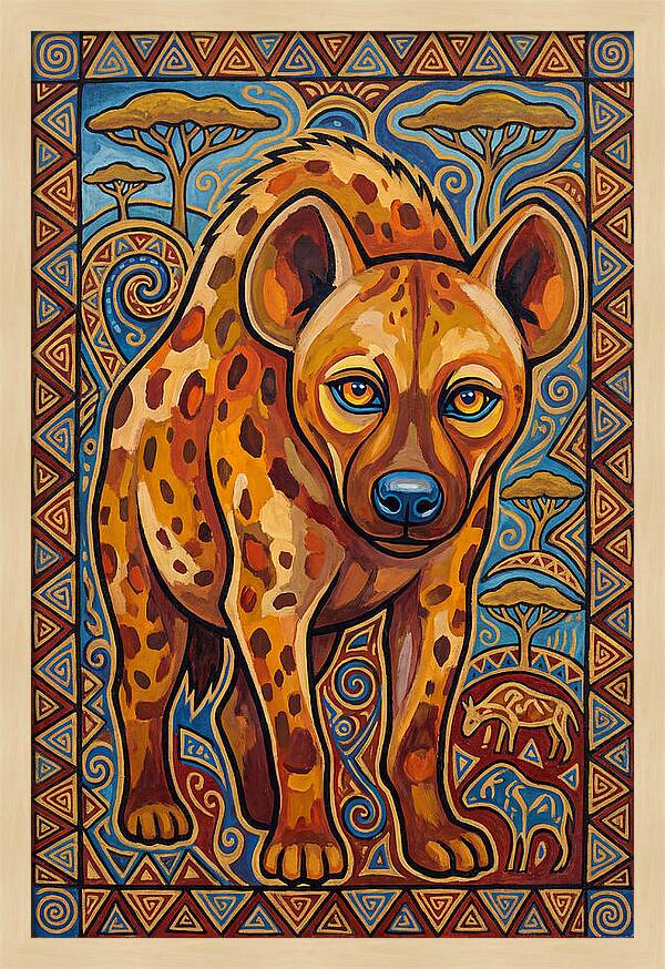 Hyena Folk Art