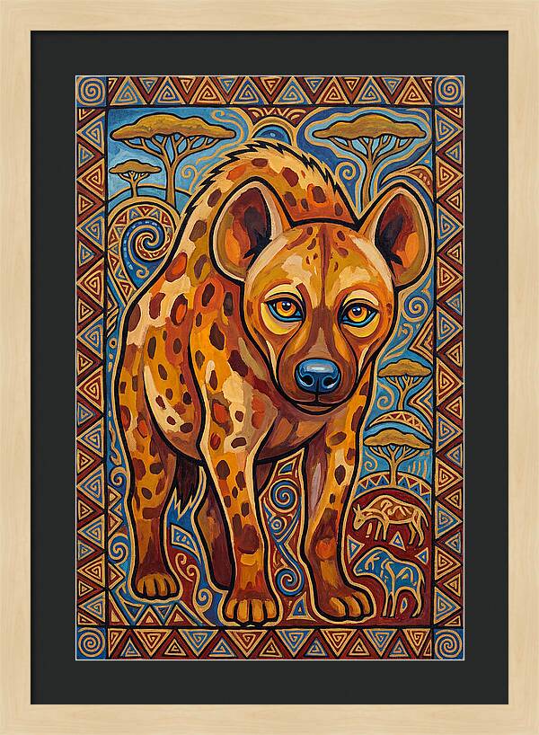 Hyena Folk Art