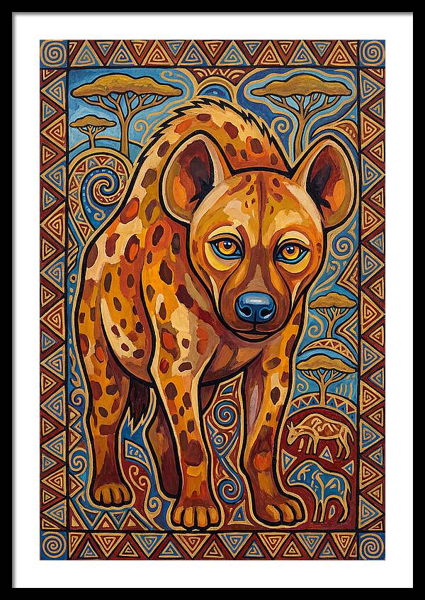 Hyena Folk Art