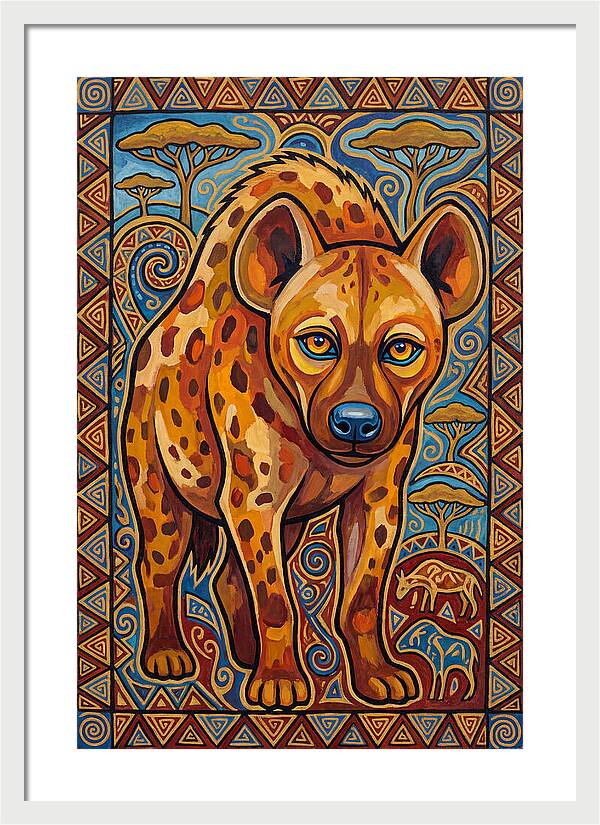 Hyena Folk Art