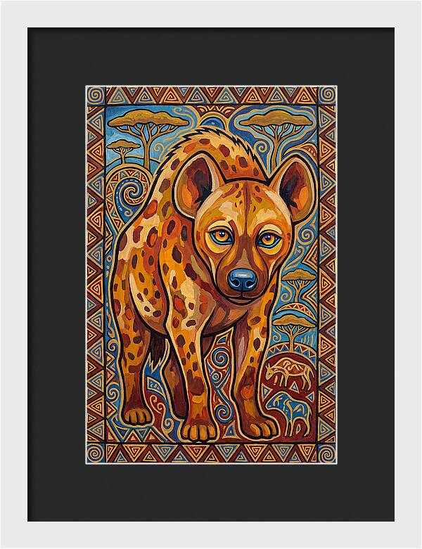 Hyena Folk Art