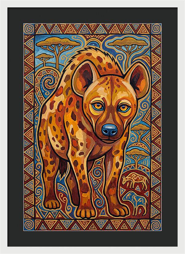 Hyena Folk Art